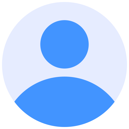 Blue User Profile Icon